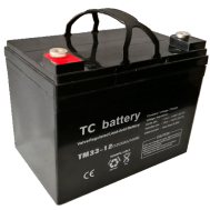 Tm12-33 Μπαταρια Μολυβδου 33Ah 12V TC Battery | ΜΠΑΤΑΡΙΕΣ ΜΟΛΥΒΔΟΥ/ΜΠΑΤΑΡΙΕΣ ΚΛΕΙΣΤΟΥ ΤΥΠΟΥ SOLAR 12V  στο smart-tech.gr