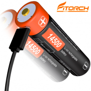 FITORCH UC14R 14500-750mAH ΜΠΑΤΑΡΙΑ ΛΙΘΙΟΥ ΜΕ USB | ΜΠΑΤΑΡΙΕΣ ΦΑΚΩΝ στο smart-tech.gr