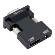 POWERTECH αντάπτορας HDMI (F) σε VGA (M) CAB-H120 με audio, μαύρο | Λοιπά Καλώδια, Adaptors & Μετατροπείς στο smart-tech.gr