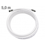 385202 ΚΑΛΩΔΙΟ ΠΡΕΣΣΑΡΙΣΤΟ TV M/F Ασπρο 5,0m | ΑΝΑΛΩΣΙΜΑ στο smart-tech.gr