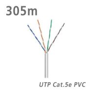 95410 ΚΑΛΩΔΙΟ UTP Cat.5e U/UTP Eca CCA PVC 5.0mm Grey 305m | UTP στο smart-tech.gr