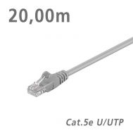 68362 ΚΑΛΩΔΙΟ Patch Cat.5e U/UTP Grey 20.0m | PATCH CORD CAT 5e στο smart-tech.gr