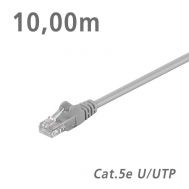 68347 ΚΑΛΩΔΙΟ Patch Cat.5e U/UTP Grey 10.0m | PATCH CORD CAT 5e στο smart-tech.gr