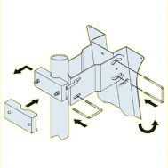 ΚΑΤΟΠΤΡΟ 80 STEEL ΛΕΥΚΟ | 80cm στο smart-tech.gr