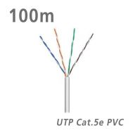 68710 ΚΑΛΩΔΙΟ UTP Cat.5e U/UTP Eca CCA PVC 5.0mm Grey 100m | UTP στο smart-tech.gr