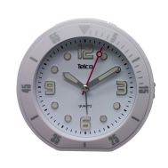 Αναλογικό ρολόι με rubber Λευκό 2809 Telco | Ραδιορολόγια - Ξυπνητήρια στο smart-tech.gr
