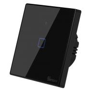SONOFF smart διακόπτης ΤΧ-T3EU1C, αφής, Wi-Fi, μονός, μαύρος | ΗΛΕΚΤΡΟΛΟΓΙΚΟΣ ΕΞΟΠΛΙΣΜΟΣ στο smart-tech.gr