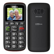 Maxcom MM428BB (Dual Sim) 1.8" με Μεγάλα Πλήκτρα, Ραδιόφωνο (Λειτουργεί χωρίς Handsfree), Φακό και Πλήκτρο Έκτακτης Ανάγκης Μαύρο | Κινητά Τηλέφωνα για Ηλικιωμένους στο smart-tech.gr