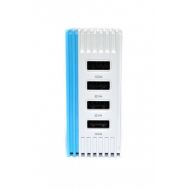 Φορτιστής Ταξιδίου Ancus Multi Charger 4 Usb 4.2A Λευκό - Μπλέ | ΦΟΡΤΙΣΤΕΣ / ΤΡΟΦΟΔΟΤΙΚΑ USB στο smart-tech.gr