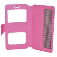 Θήκη Book S-View Ancus Stick it F Series Universal για Smartphone 5.7" - 6.0" Φούξια | Θήκες προστασίας για κινητά στο smart-tech.gr