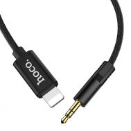 Καλώδιο σύνδεσης Ήχου Hoco UPA13 Lightning Αρσενικό σε 3.5mm Αρσενικό Μαύρο 1m | Καλώδια & Adaptors στο smart-tech.gr