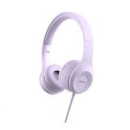 Ακουστικά Stereo Hoco W21 Graceful Charm 3.5mm με Μικρόφωνο Μωβ | HEADSETS στο smart-tech.gr