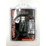 Εξωτερική Κάρτα Ήχου Media-Tech MT5101 2X3.5mm Θηλυκό σε USB 5.1 Αρσενικό Μαύρο | ΚΑΛΩΔΙΑ & ADAPTORS στο smart-tech.gr