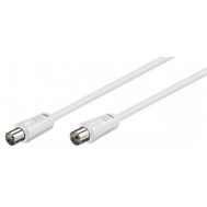 GOOBAY καλώδιο κεραίας αρσενικό σε θηλυκό 11513, <70dB, CCS, 7.5m, λευκό | Καλώδια RF (Κεραίας) στο smart-tech.gr