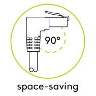 GOOBAY καλώδιο U/UTP CAT6 51517, γωνιακό, CCA AWG 25/7, 3m, μαύρο | Καλώδια δικτύου στο smart-tech.gr