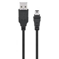 GOOBAY καλώδιο USB 2.0 σε USB Mini 93623, copper, 1.5m, μαύρο | ΕΠΙΤΟΙΧΙΟΙ ΦΟΡΤΙΣΤΕΣ USB & ΚΑΛΩΔΙΑ ΦΟΡΤΙΣΗΣ στο smart-tech.gr