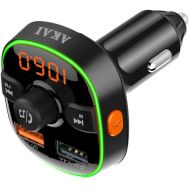 Akai FMT-52BT FM transmitter με LED, Hands Free, φορτιστή αυτοκινήτου, Bluetooth, micro SD, και 2 USB | FM Transmitter (Αναμεταδότες FM) στο smart-tech.gr