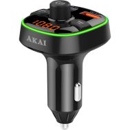Akai FMT-52BT FM transmitter με LED, Hands Free, φορτιστή αυτοκινήτου, Bluetooth, micro SD, και 2 USB | FM Transmitter (Αναμεταδότες FM) στο smart-tech.gr