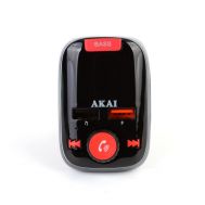 Akai FMT-74BT FM transmitter με Hands Free, φορτιστή αυτοκινήτου, Bluetooth, Aux-In / Out, micro SD, και 2 USB | FM Transmitter (Αναμεταδότες FM) στο smart-tech.gr