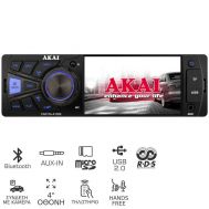 Akai CA015A-4108S Ηχοσύστημα αυτοκινήτου με μεγάλη οθόνη, Bluetooth, USB, micro SD και Aux-In | Ράδιο CD/USB/MP3 (1 Din) στο smart-tech.gr