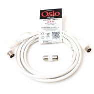 Osio OSK-1330 Ομοαξονικό καλώδιο κεραίας γωνιακό αρσενικό σε θηλυκό 2.5 m 75 Ω | Καλώδια, Πρίζες & Adaptors RF (Κεραίας Τηλεόρασης) στο smart-tech.gr