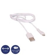 Osio OTU-395 Λευκό Καλώδιο USB σε micro USB 1.2 m | USB στο smart-tech.gr