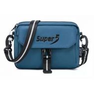 SUPER FIVE τσάντα ώμου K00106-BL, μπλε | ΘΗΚΕΣ - ΠΟΡΤΟΦΟΛΙΑ στο smart-tech.gr