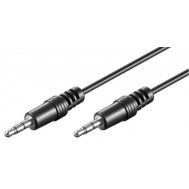GOOBAY καλώδιο ήχου 3.5mm 51660, 3 pin stereo, copper, 5m, μαύρο | Λοιπά Καλώδια, Adaptors & Μετατροπείς στο smart-tech.gr