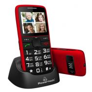 POWERTECH Κινητό Τηλέφωνο Sentry Eco PTM-25, SOS Call, με φακό, κόκκινο | Κινητά Τηλέφωνα για Ηλικιωμένους στο smart-tech.gr