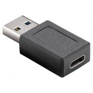 GOOBAY αντάπτορας USB 3.0 σε USB Type-C θηλυκό 45400, μαύρο | Καλώδια USB-C (Type-C) στο smart-tech.gr