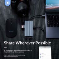 ORICO docking station WB-11P, USB Type-C, 11-ports, 100W, γκρι | CARD READERS στο smart-tech.gr