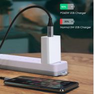 CABLETIME καλώδιο USB Type-C C160, PD 60W, 3Α, 1m, γκρι | Καλώδια USB-C (Type-C) στο smart-tech.gr