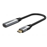 CABLETIME καλώδιο USB-C σε Mini DisplayPort C160, 4K, 0.15m, μαύρο | Καλώδια USB-C (Type-C) στο smart-tech.gr