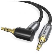 CABLETIME καλώδιο AUX Stereo 3.5mm (1/8") 90 Degree AV311, 1m, μαύρο | Λοιπά Καλώδια, Adaptors & Μετατροπείς στο smart-tech.gr