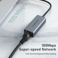 CABLETIME αντάπτορας USB 2.0 σε RJ45 AML100, 100Mbps, 0.15m, γκρι | USB - PCI Κάρτες δικτύου στο smart-tech.gr