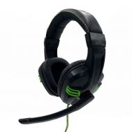 Ακουστικά Stereo Media-Tech COBRA PRO OUTBREAK MT3602 Διπλό Κονέκτορα 3.5mm για Gamers με Μικρόφωνο και 2 Μέτρα Καλώδιο Κορδόνι. Μαύρο-Πράσινο | GAMING Ακουστικά (Headsets) στο smart-tech.gr