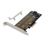 POWERTECH κάρτα επέκτασης 4x PCIe σε M.2 B & M Key NVMe ST531 | USB - PCI Κάρτες δικτύου στο smart-tech.gr