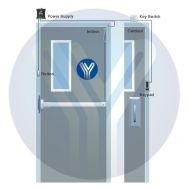 YLI ELECTRONIC χωνευτό μπουτόν PBK-814A με LED, 35 x 90mm, 3Α, ασημί | Κάρτες - Tags στο smart-tech.gr