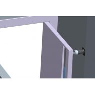 YLI ELECTRONIC επιτοίχια βάση συγκράτησης πόρτας YD-602L, 180kg | Κάρτες - Tags στο smart-tech.gr