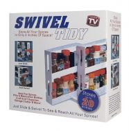 Επιτραπέζια βάση μπαχαρικών HUH-0038, 28 x 10.5 x 28cm, λευκή | Κουζίνα στο smart-tech.gr