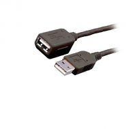 ??????? MediaRange USB 2.0 Extension AM/AF 5.0M Black (MRCS108) | USB στο smart-tech.gr