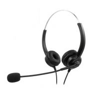 MediaRange Corded stereo headset with microphone and control panel, black (MROS304) | HEADSETS στο smart-tech.gr
