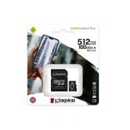 Kingston Micro Secure Digital 512GB microSDXC Canvas Select Plus 80R CL10 UHS-I Card + SD Adapter (SDCS2/512GB) | Κάρτες μνήμης MicroSD στο smart-tech.gr