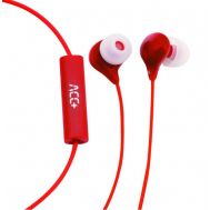 Hands Free Maxcom Soul Stereo Earphones 3.5mm Κόκκινα με Μικρόφωνο και Πλήκτρο Απάντησης/Σίγασης | Ακουστικά με μικρόφωνο (Handsfree) στο smart-tech.gr