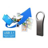SILICON POWER USB Flash Drive Jewel 80, 16GB, USB 3.2 Gen 1, Titanium | USB FLASH DRIVES - STICKS στο smart-tech.gr