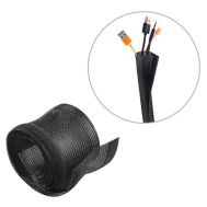 BRATECK Δεματικό Καλωδίων τύπου Flex Wrap VS-85, 100x8.5cm, μαύρο | ΤΑΚΤΟΠΟΙΗΤΕΣ ΚΑΛΩΔΙΩΝ στο smart-tech.gr