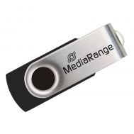 MediaRange USB 2.0 Flash Drive 4GB (Black/Silver) (MR907) | USB FLASH DRIVES - STICKS στο smart-tech.gr