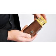 TRU VIRTU Click & Slide Wallet (Caramba Mossgree - Yellow&#x2F;Gold) | ΣΕΙΡΑ CLICK & SLIDE στο smart-tech.gr