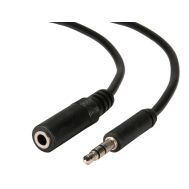 POWERTECH καλώδιο 3.5mm αρσενικό σε θηλυκό CAB-J010, 5m, μαύρο | Λοιπά Καλώδια, Adaptors & Μετατροπείς στο smart-tech.gr