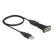 DELOCK αντάπτορας USB σε RS-232 DB9 61506 με καλώδιο USB, 0.8m, μαύρο | ΠΑΡΑΛΛΗΛΑ / ΣΕΙΡΙΑΚΑ στο smart-tech.gr
